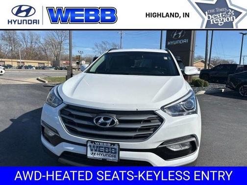 Frost White Pearl 2018 Hyundai Santa Fe Sport 2.4L