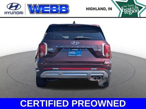 Burgundy 2024 Hyundai PALISADE Limited