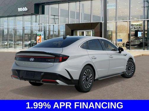 White 2026 Hyundai SONATA Hybrid Limited