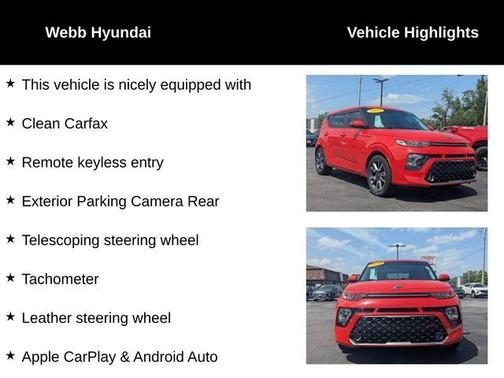 Inferno Red 2020 Kia Soul GT-Line 2.0L