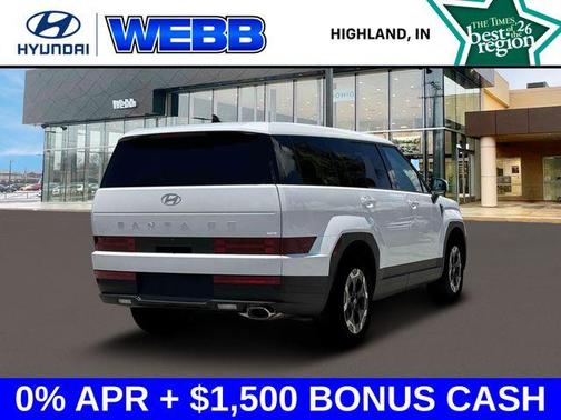 White 2026 Hyundai SANTA FE SE