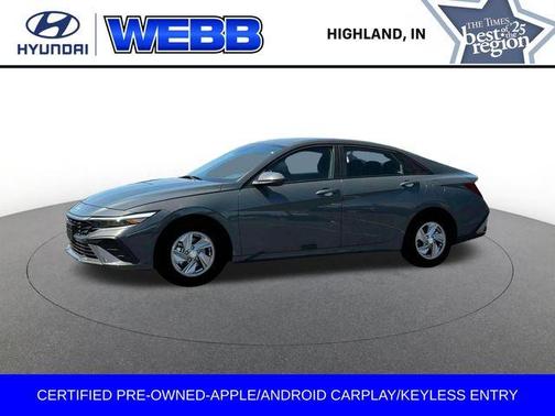 Gray 2025 Hyundai ELANTRA SE