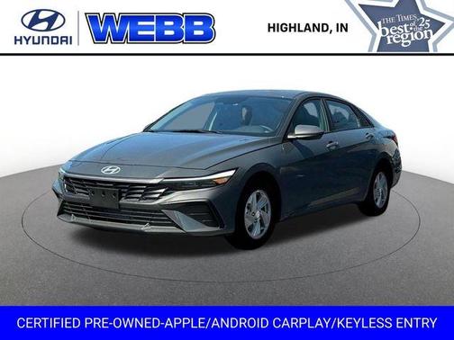 Gray 2025 Hyundai ELANTRA SE