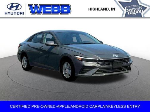 Gray 2025 Hyundai ELANTRA SE