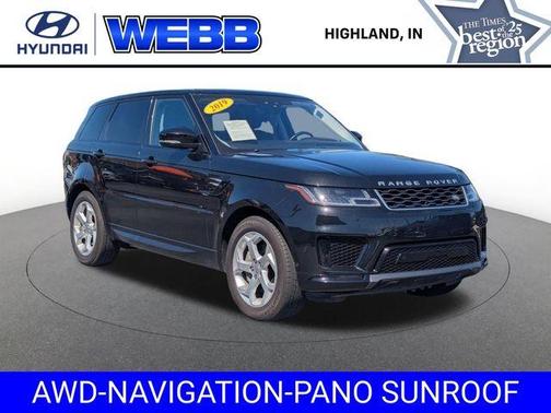 Santorini Black 2019 Land Rover Range Rover Sport 3.0L Supercharged HSE