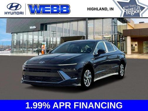 Black 2026 Hyundai SONATA Hybrid Blue