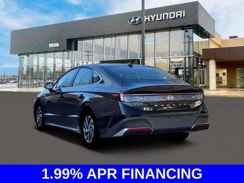 Black 2026 Hyundai SONATA Hybrid Blue
