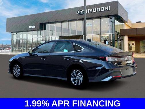 Black 2026 Hyundai SONATA Hybrid Blue