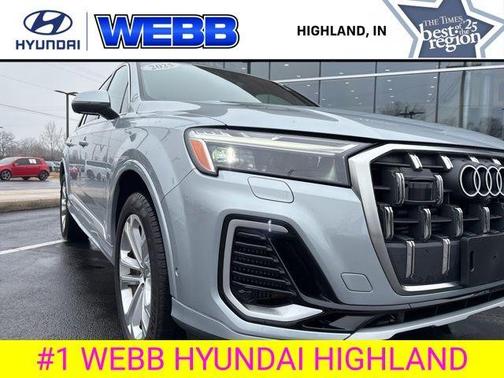 Satellite Silver Metallic 2025 Audi Q7 55 Premium Plus