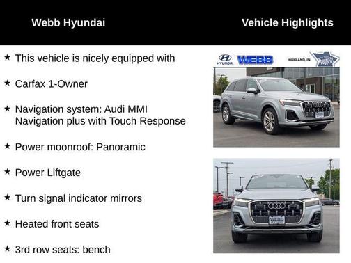 Satellite Silver Metallic 2025 Audi Q7 55 Premium Plus