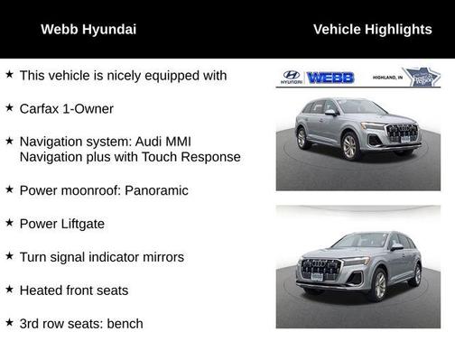 Satellite Silver Metallic 2025 Audi Q7 55 Premium Plus