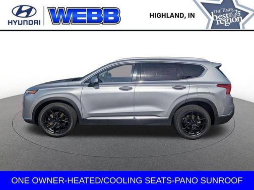 Shimmering Silver Pearl 2022 Hyundai SANTA FE Limited