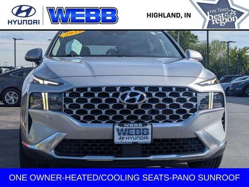 Shimmering Silver Pearl 2022 Hyundai SANTA FE Limited