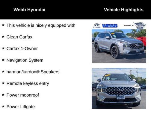 Shimmering Silver Pearl 2022 Hyundai SANTA FE Limited