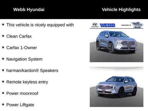 Shimmering Silver Pearl 2022 Hyundai SANTA FE Limited