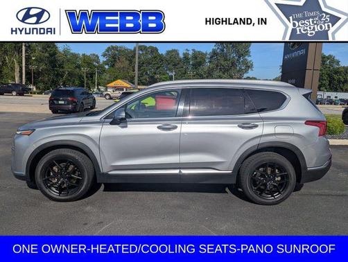 Shimmering Silver Pearl 2022 Hyundai SANTA FE Limited