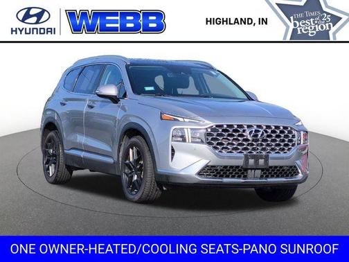 Shimmering Silver Pearl 2022 Hyundai SANTA FE Limited