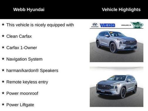 Shimmering Silver Pearl 2022 Hyundai SANTA FE Limited