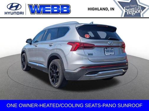Shimmering Silver Pearl 2022 Hyundai SANTA FE Limited