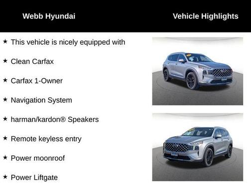 Shimmering Silver Pearl 2022 Hyundai SANTA FE Limited