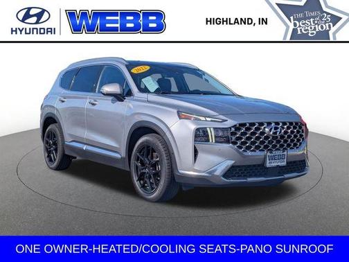 Shimmering Silver Pearl 2022 Hyundai SANTA FE Limited