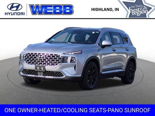 Shimmering Silver Pearl 2022 Hyundai SANTA FE Limited