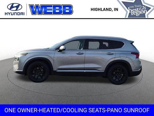 Shimmering Silver Pearl 2022 Hyundai SANTA FE Limited