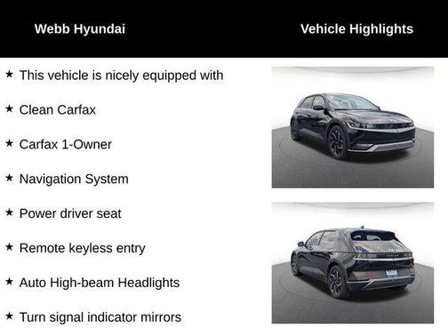 Black 2024 Hyundai IONIQ 5 SE