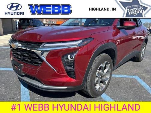 Crimson Metallic 2025 Chevrolet Trax LT