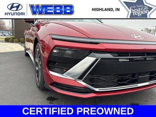 Red 2024 Hyundai SONATA SEL