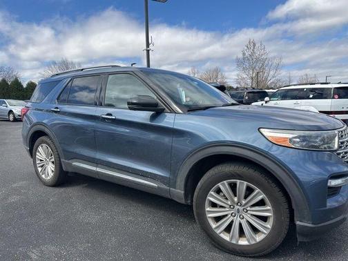 Blue 2020 Ford Explorer Limited