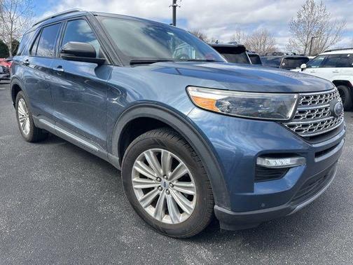Blue 2020 Ford Explorer Limited