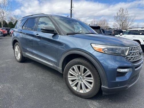 Blue 2020 Ford Explorer Limited