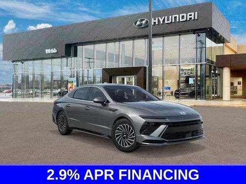 Portofino Gray 2026 Hyundai SONATA Hybrid SEL