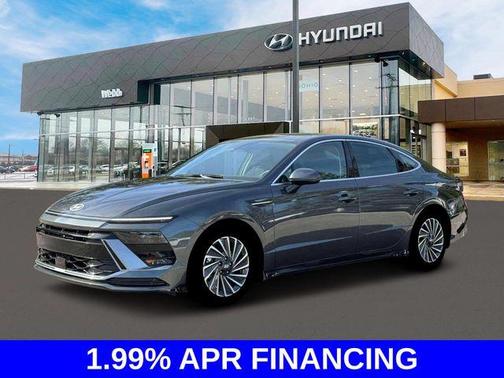 Portofino Gray 2026 Hyundai SONATA Hybrid SEL