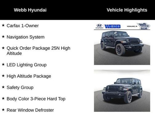 Black Clearcoat 2022 Jeep Wrangler Unlimited Sahara High Altitude