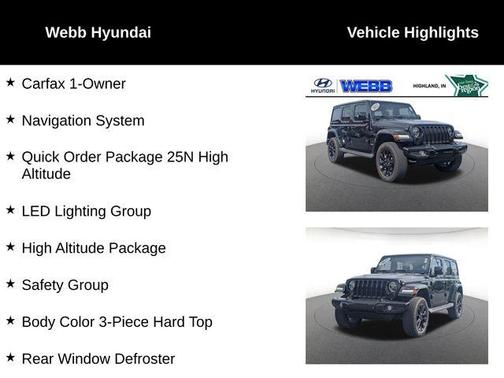Black Clearcoat 2022 Jeep Wrangler Unlimited Sahara High Altitude
