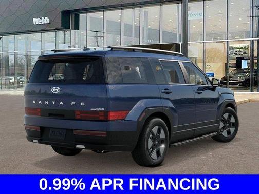 Atlantic Blue 2026 Hyundai SANTA FE HEV SEL