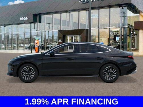 Black 2026 Hyundai SONATA Hybrid Limited