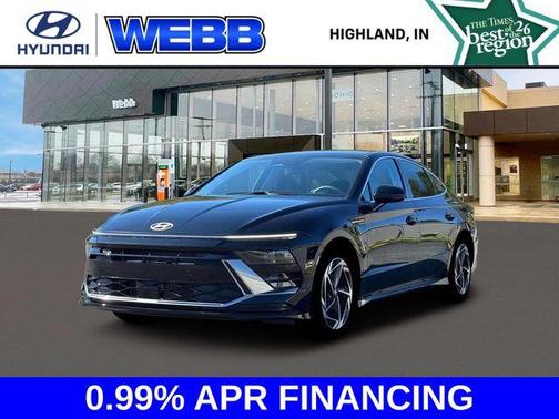 Black 2026 Hyundai SONATA SEL Sport