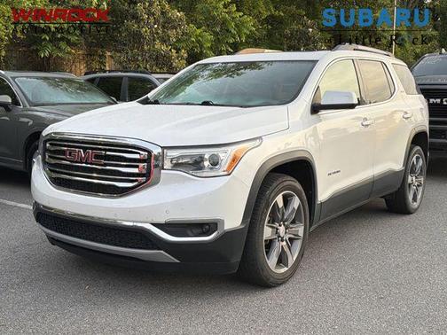 White Frost 2018 GMC Acadia SLT-2