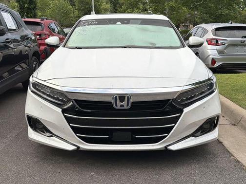 Platinum White Pearl 2021 Honda Accord Hybrid Touring