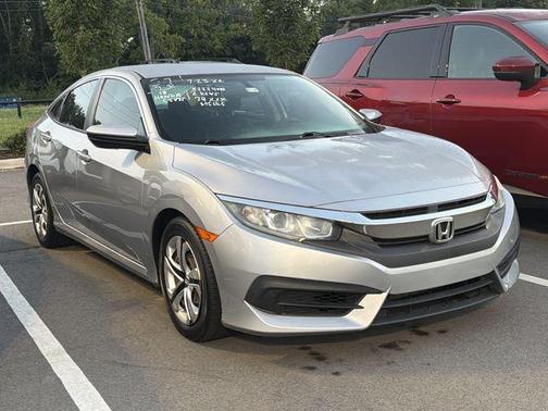 Lunar Silver Metallic 2018 Honda Civic LX