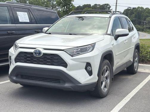 Blizzard Pearl 2021 Toyota RAV4 Hybrid XLE Premium