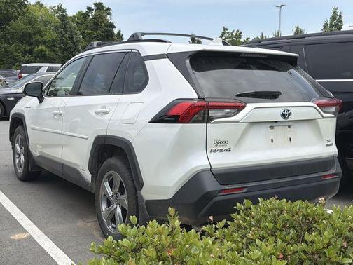 Blizzard Pearl 2021 Toyota RAV4 Hybrid XLE Premium