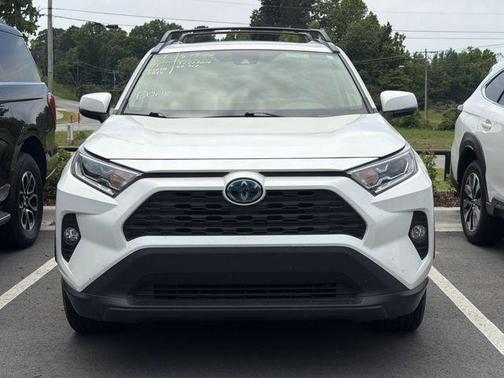 Blizzard Pearl 2021 Toyota RAV4 Hybrid XLE Premium