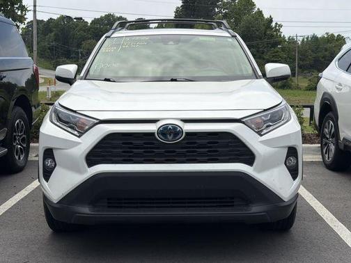 Blizzard Pearl 2021 Toyota RAV4 Hybrid XLE Premium