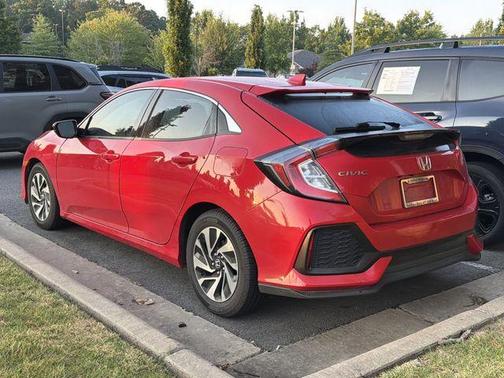 Red 2019 Honda Civic LX