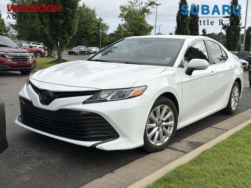 Super White 2019 Toyota Camry LE