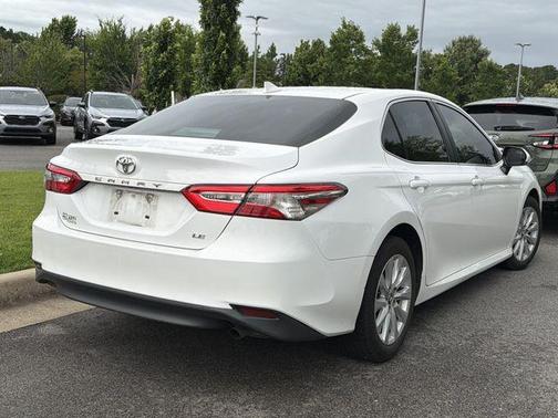 Super White 2019 Toyota Camry LE